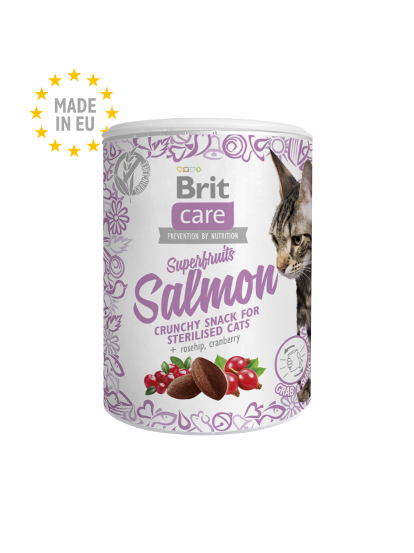 Brit Care Cat Snack Superfruits Salmon